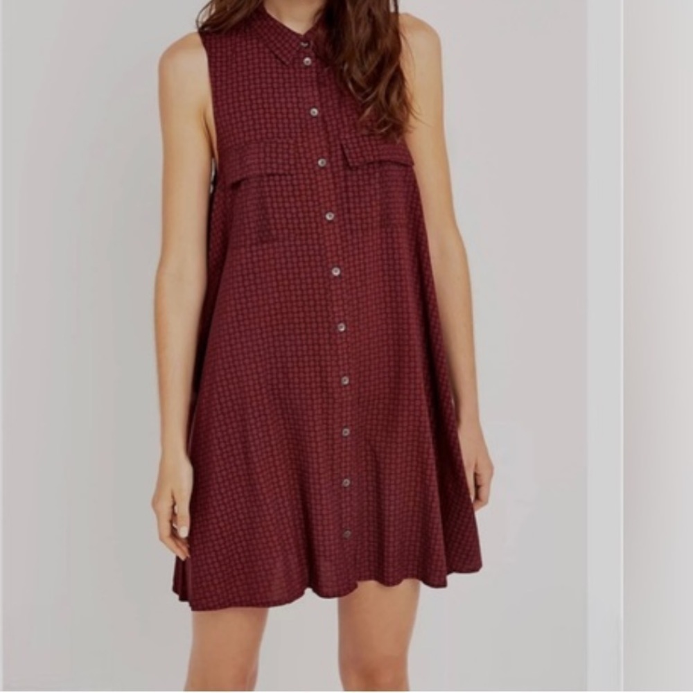 Kimchi Blue Urban outfitters Jazmine Trapeze shirt dress size L